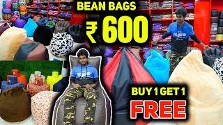 ரூ 1999 முதல் 3 XL SIZE + 1 Footrest Bean Bags (with Bean's) | Delivery Available