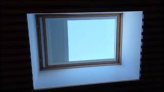 Рулонные шторы для мансардных окон с электроприводом система Roof-System  Benthin.Germany. СВИЛ