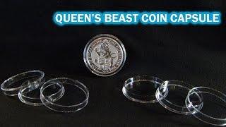 Queen's Beast Coin Capsule - 39mm Double Thick Capsules