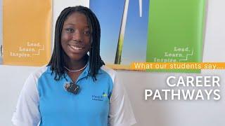 Secondary students talk about the exciting Career Pathways we offer in Secondary