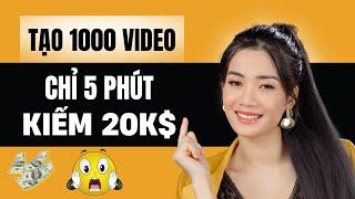 Hướng Dẫn tạo 1000 Video Chỉ 5 Phút Với Chat GPT + Canva Kiếm Tiền Youtube