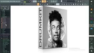 FREE Trap drumkit 2021 ''Blueface''