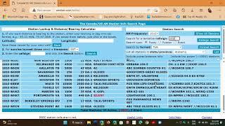 AM Radio Mediumwave DX tool for Canada US stations
