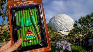 A Mini Pool Table Decides My Evening At Epcot!