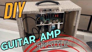 BUILDING My Own Guitar TUBE AMP || DIY Fender 5f1 Tube Amp Kit