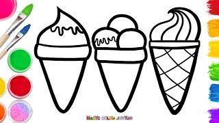 How to Draw Ice Creams | Easy Step By Step