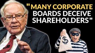 Warren Buffett: Corporate Boards Don't Care About Shareholders