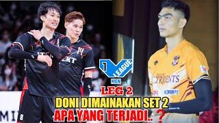 LEG 2DONI DIMAINKAN SET 2 _APA YANG TERJADI..?? VC NAGANO VS JTEKT LIGA JEPANG