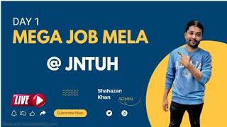 Day 1 : Inside Jntuh Mega Job Mela Glimpse | #jntuh #jobs #jobmela