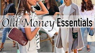 16 Old Money Clothing ESSENTIALS * Capsule Wardrobe for a Classic Style!