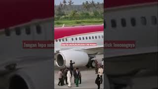 bapak joko widodo telah mendarat di bandara internasional blimbingsari banyuwangi