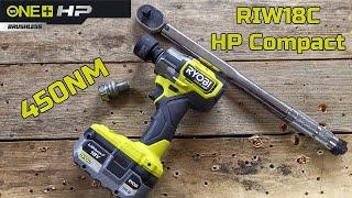 Ryobi HP RIW18C Compact 450nm Klucz Udarowy - TEST