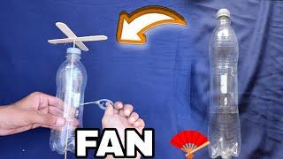 How to make a plastic Botellas fan 🪭 2024  | Smart creative trick