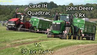 Big Agriculture Track Tractors / John Deere 9RX 640 vs CASE IH 620 Quadtrac