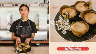 How To Make Vegan Cornbread Bibingka | Recipe | Kym Estrada San & Wolves Bakeshop | Simply Bread Co.