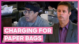 Manager Caught Red-Handed Charging Extra For Paper Bags And Napkins! | Mystery Diners