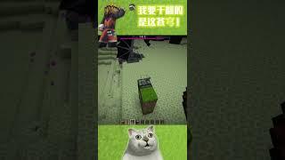 我要干翻的是这只末影龙！#minecraft #shorts