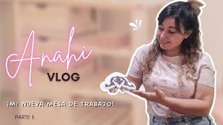 ¡MI NUEVA MESA DE TRABAJO! - parte II - Trabajamos con pasta de modelar y porcelana fria