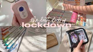 last days of lockdown vlog  catch up & study with me~