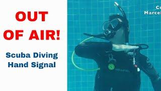 Out Of Air Sign - Scuba Diving Hand Signal