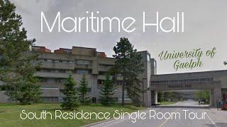 University of Guelph South Residence Single Room Tour