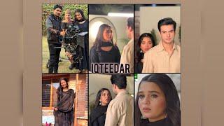 Iqtidar bts of your fav muskan and  zainshah !! 