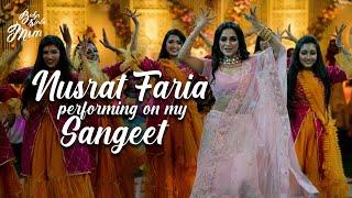 Nusrat Faria Performing on My Sangeet | Bidya Sinha Mim