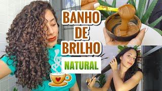 BANHO DE BRILHO CASEIRO COM CAFÉ SOLÚVEL | DEIXA O CABELO PERFEITO!!!