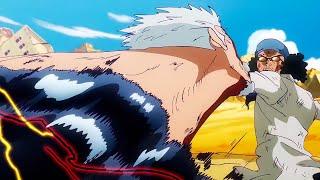 Garp solo Kuzan & Blackbeard Pirates - Final.  Kuzan is Garp's pupil || One Piece 1121