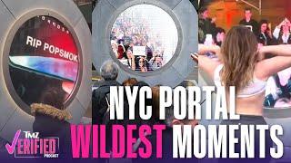 Boobs, Taunts, & Other Wild Sh*t at the NYC-Dublin Portal -- What's Next?! | TMZ Verified