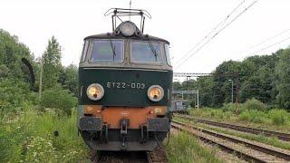 Babcia ET22 | Grandmother ET22 | Rare oldest active ET22 loco | Railfanning in Poland | August 2021