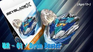 (13+) ALL NEW Beyblade X UX | Dran Buster 1-60 A Unboxing/Review  #beybladex #beybladexunboxing
