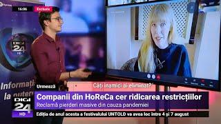 Olena Bilozerska's interview Digi24 (Romania) 2022/02/18