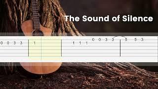 The Sound Of Silence Simon Garfunkel EASY Guitar Lessons TAB Guitar Tutorial