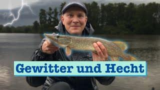 Angeln bei heftigem Regen wird belohnt