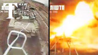 Ukrainian drones destroy Russian tanks