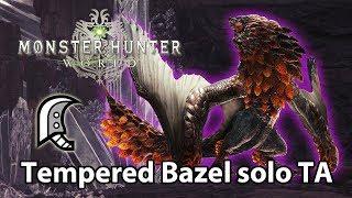 MHWorld | Tempered Bazelgeuse solo TA (Great Sword) - 2'41 (No Tomorrow for Usurpers)