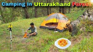 Solo Camping In Uttarakhand Forest || Forest Camping In India || Kamal CampeR 02