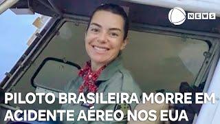 Piloto brasileira morre em acidente aéreo nos EUA
