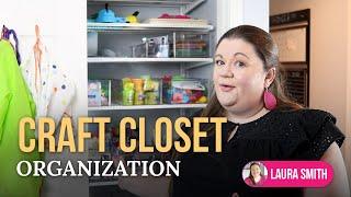 Organizing Your Most Used Closet | Craft Closet