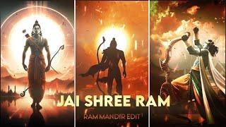 Ram Mandir Status | 22 January Ram Mandir Status | Ram Mandir Edit || Jai shree ram