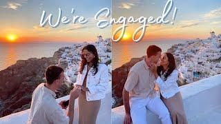 WE'RE ENGAGED! *emotional* (Santorini proposal)