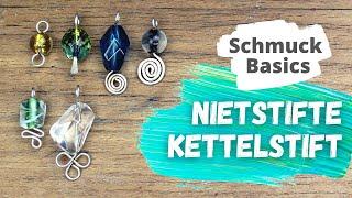 Kettel- und Nietstifte anfertigen | Basics Draht Schmuck für Anfänger