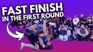 Fast Finish In The First Round | Sub Spectrum Advanced No-Gi Absolute Champion Kieran Kichuk