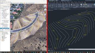How to extract contour lines  from Google Earth To Autocad