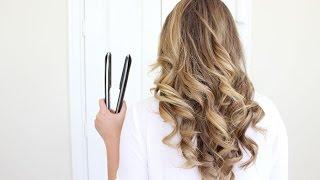 How To Curl Your Hair With A Flat Iron | Long Lasting