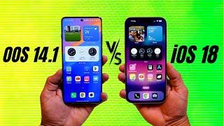  OxygenOS 14.1 vs iOS 18 Animation Test! OnePlus is Soooo Good 