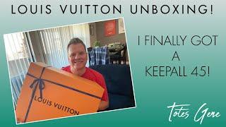 LOUIS VUITTON UNBOXING | I FINALLY GOT A KEEPALL!