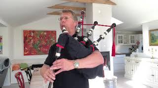 The Green Hills of Tyrol, when the battle is over. Duncan MacRae bagpipes SL10