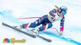 Lindsey Vonn continues comeback with fourth-place FIS Alpine World Cup super-G finish | NBC Sports